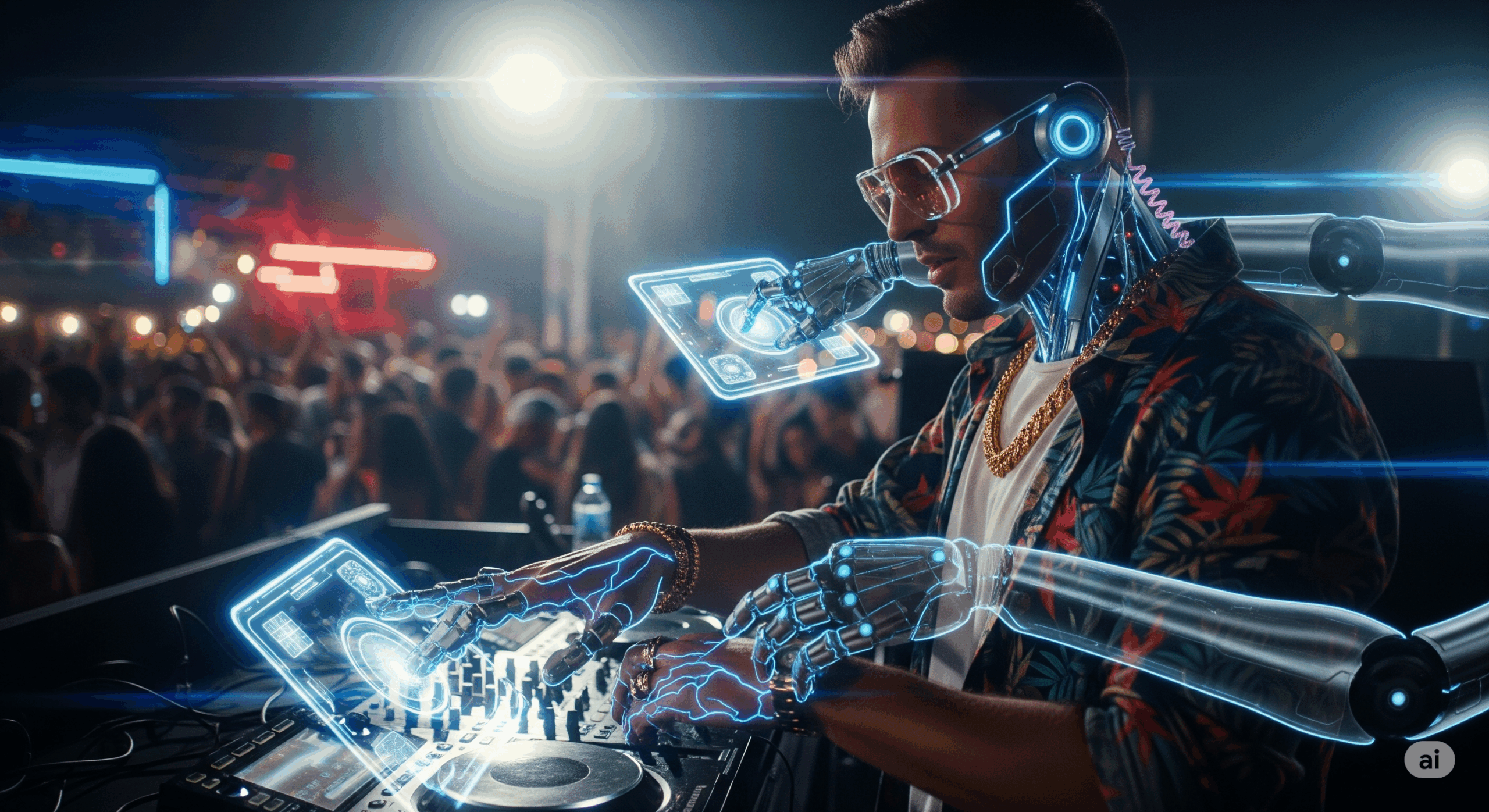 A DJ using AI